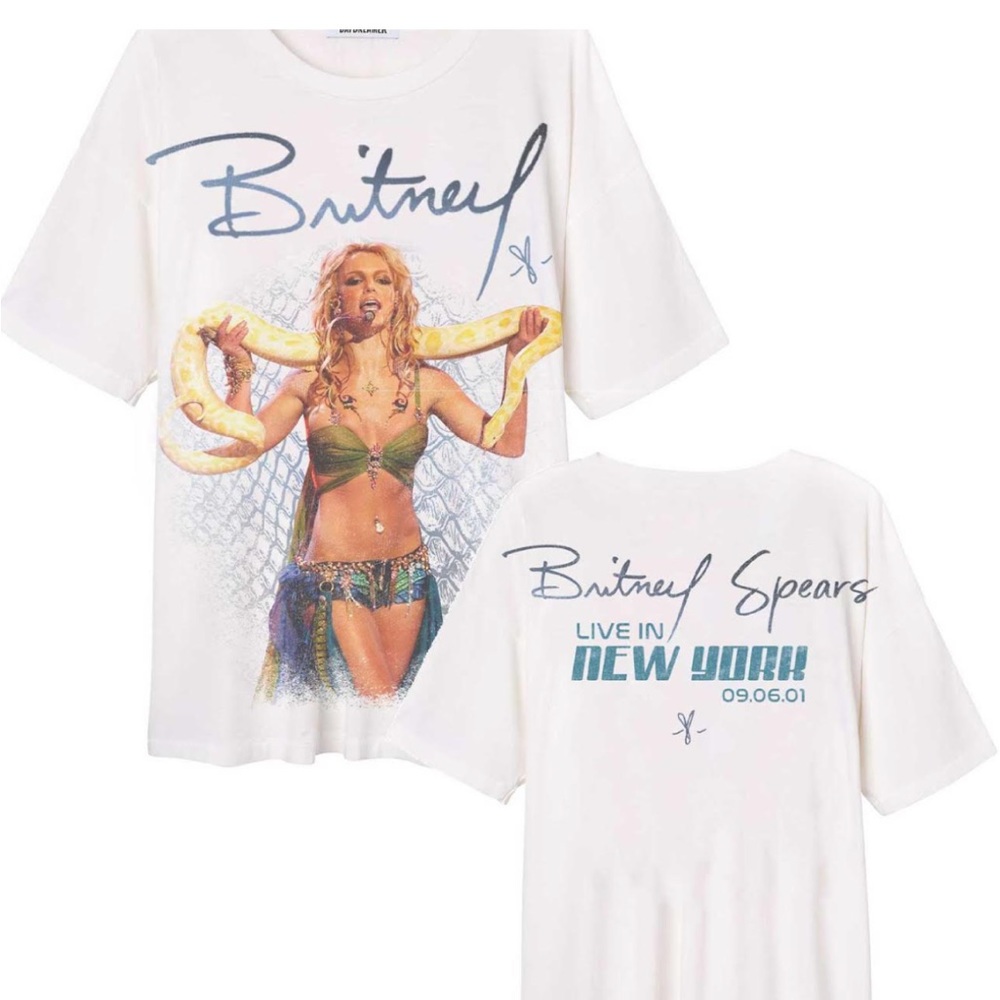 Britney Spears Slave 4 U Merch Tee - Picture 3 of 9
